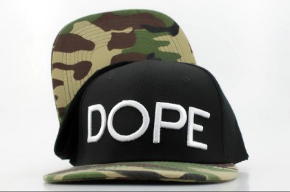 DOPE Snapback leather hat QH a